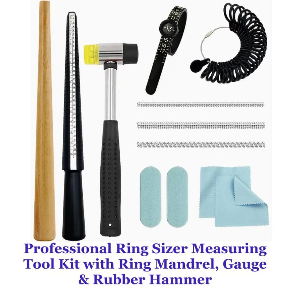 Professional Ring Sizer Measuring Tool Kit